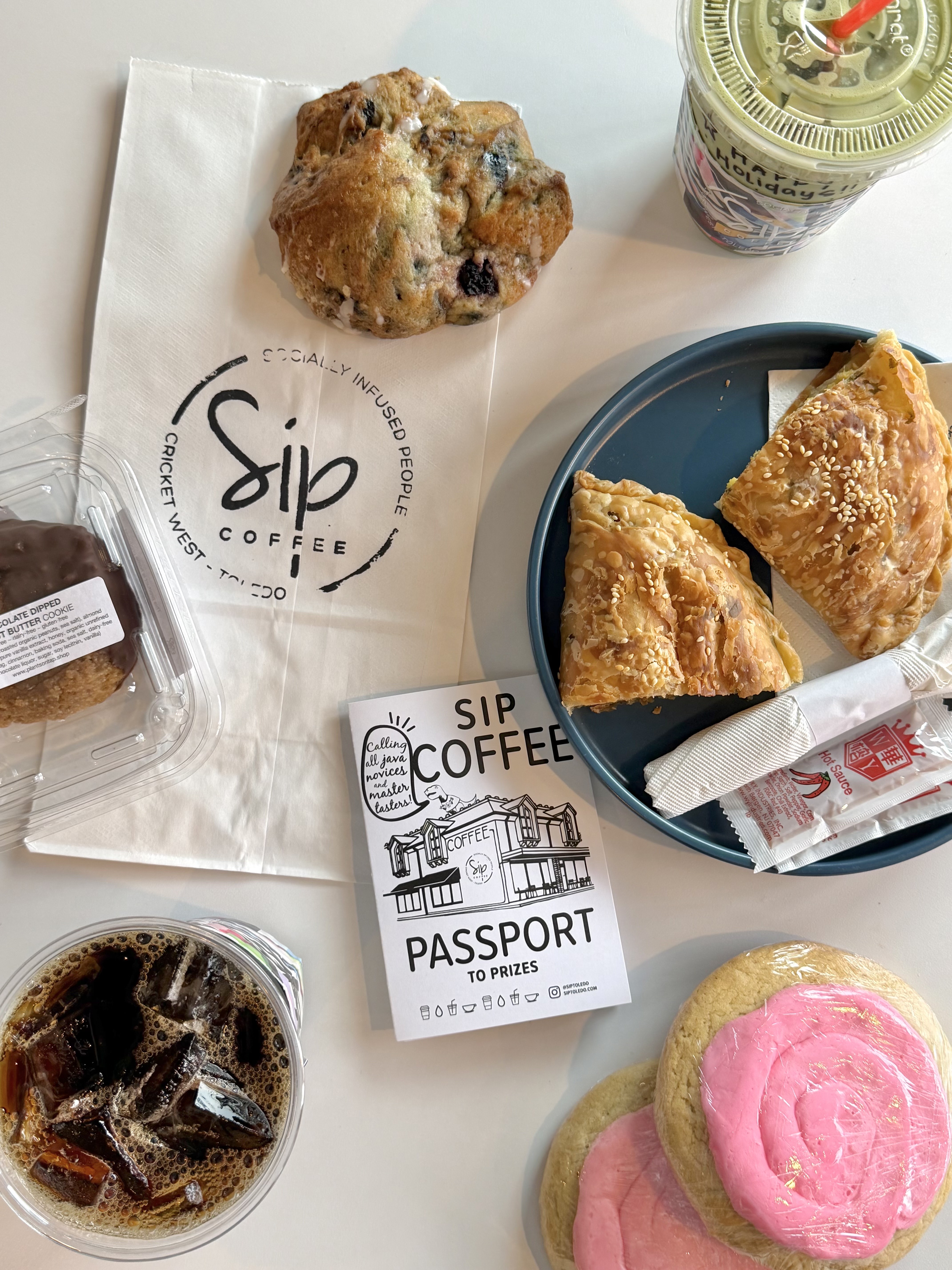 SIP Coffee sweets and baked goods